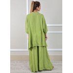 Conjunto Fatima Linho Italiano Verde Pistache 