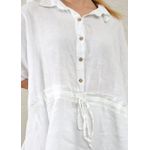 Conjunto Fatima Linho Italiano Branco
