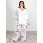 Conjunto Sophie Linho Italiano Branco