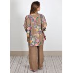 Conjunto Jaqueline Linho Italiano Caramelo