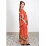 Conjunto Carolina Linho Italiano Terracota