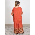 Conjunto Carolina Linho Italiano Terracota