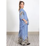 Conjunto Carolina Linho Italiano Azul Jeans 