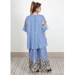Conjunto Carolina Linho Italiano Azul Jeans 
