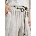 Conjunto Carolina Linho Italiano Bege