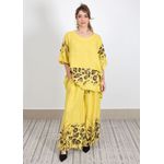 Conjunto Carolina Linho Italiano Amarelo