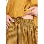 Conjunto Cristina Linho Italiano Açafrão