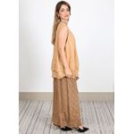 Conjunto Cristina Linho Italiano Caramelo