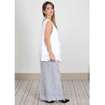 Conjunto Cristina Linho Italiano Branco