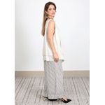 Conjunto Cristina Linho Italiano Bege