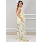 Vestido Maria Linho Italiano Verde Pistache .