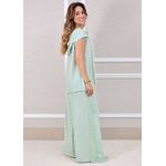 Conjunto Gabriela Linho Italiano Verde Água