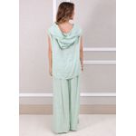 Conjunto Gabriela Linho Italiano Verde Água
