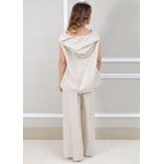 Conjunto Gabriela Linho Italiano Bege