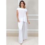 Conjunto Gabriela Linho Italiano Branco 