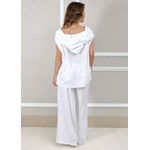 Conjunto Gabriela Linho Italiano Branco 