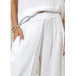 Conjunto Gabriela Linho Italiano Branco 