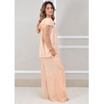 Conjunto Gabriela Linho Italiano Pêssego