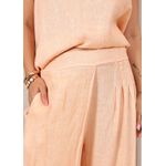Conjunto Gabriela Linho Italiano Pêssego