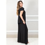 Conjunto Gabriela Linho Italiano Preto