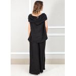 Conjunto Gabriela Linho Italiano Preto