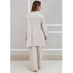 Conjunto Renata Linho Italiano Bege
