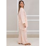 Conjunto Renata Linho Italiano Pêssego