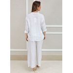 Conjunto Nayara Linho Italiano Branco