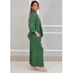 Conjunto Nayara Linho Italiano Verde Bandeira 