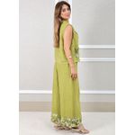 Conjunto Yasmin Linho Italiano Verde Pistache 