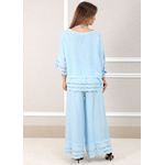 Conjunto Lys Linho Italiano Azul Bebe