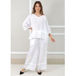 Conjunto Lys Linho Italiano Branco