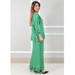Conjunto Lys Linho Italiano Verde Bandeira 