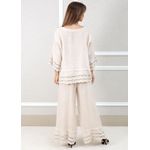 Conjunto Lys Linho Italiano Bege