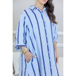CHEMISE GEISA AZUL BEBE