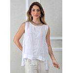 Regata Izabela Linho Italiano Branco