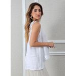 Regata Izabela Linho Italiano Branco