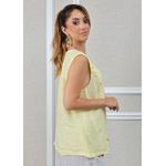 Regata Brenda Linho Italiano Amarelo
