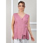 Regata Brenda Linho Italiano Rose