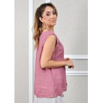 Regata Brenda Linho Italiano Rose