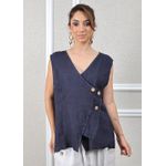 Vestido Daliana Viscose Italiana Preto .