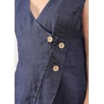 Vestido Daliana Viscose Italiana Preto .