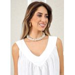 Regata Angelica Linho Italiano Branco 