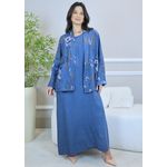 VESTIDO ANA COM CASAQUETO ANA MARROM