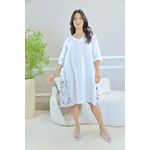 VESTIDO CLAUDIA RAIA BRANCO
