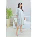 VESTIDO CLAUDIA RAIA BEGE