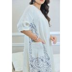 VESTIDO CLAUDIA RAIA BEGE