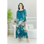 VESTIDO DENISE VERDE PETROLIO