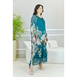 VESTIDO DENISE VERDE PETROLIO