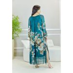 VESTIDO DENISE VERDE PETROLIO